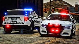 Playing GTA 5 As A POLICE OFFICER Sheriff Patrol| GTA 5 Lspdfr Mod|