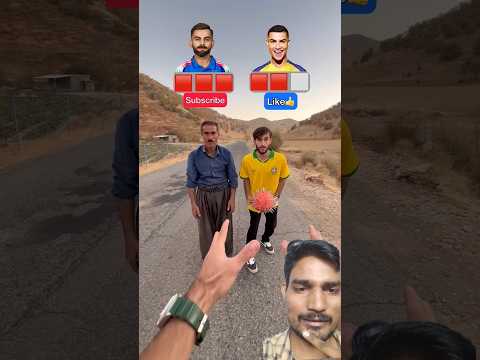 ronaldo vs Kohli #football #funny