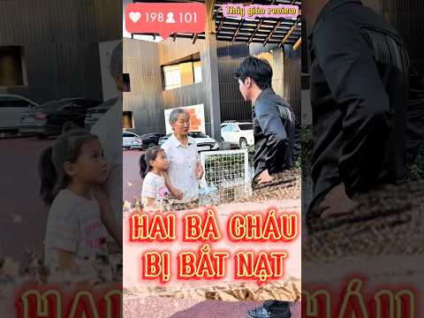 Hai bà cháu vào quán cà phê để mua nước uống, nhưng lại bị nhân viên quán khinh thường #shorts