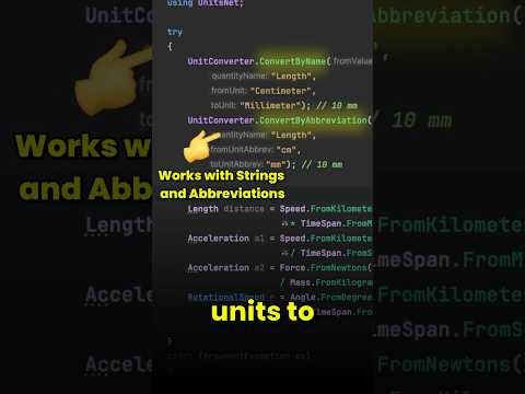 Working with Units in .NET