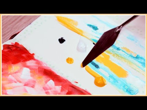 Easy Abstract Acrylic Painting Ideas You Can Try! Art Journal Thursday