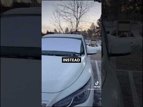 The best way to remove ice from a car