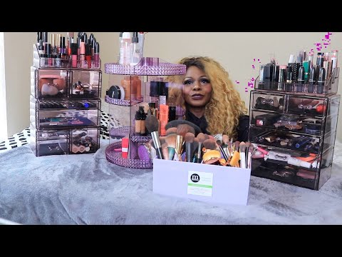 ASMR Relaxing Makeup 💄 Organizing Sounds