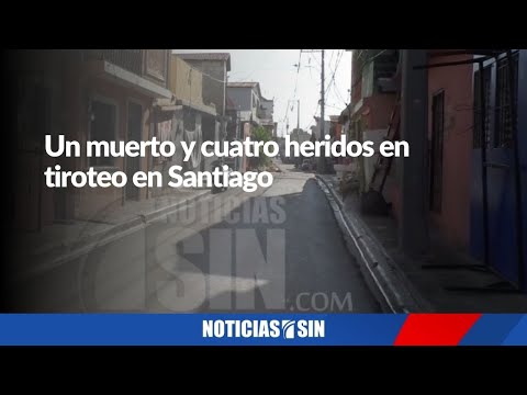 Un muerto y cuatro heridos en tiroteo en Santiago