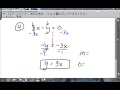 Solving for y in Slope-Intercept Form