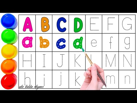 A to Z English Alphabets for Children | एबीसीड | abcdefg | abcd for kids | abc kiddie rhymes