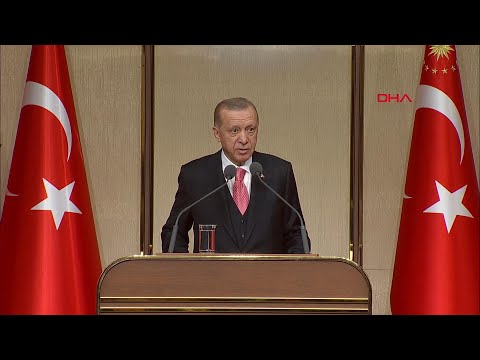 Cumhurbaşkanı Erdoğan İlçe Müftüleri İstişare Toplantısında konuştu