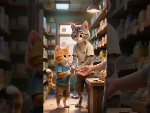 The smelly kitten was laughed at by his friends.#cat #viralvideo #shortvideo