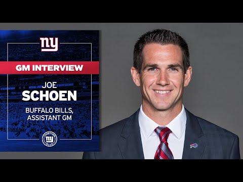 Giants Interview Bills' Joe Schoen for General Manager video clip