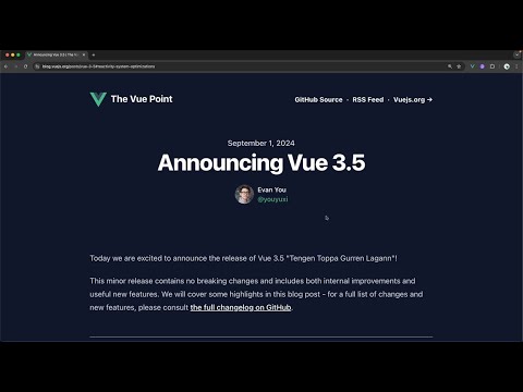 What's New in Vue 3.5?