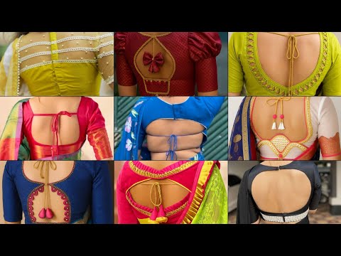 🎊 ब्लाउज के पीछे के गले की डिजाइन | Blouse Back Neck Designs New Model | Latest Blouse Designs 2025/