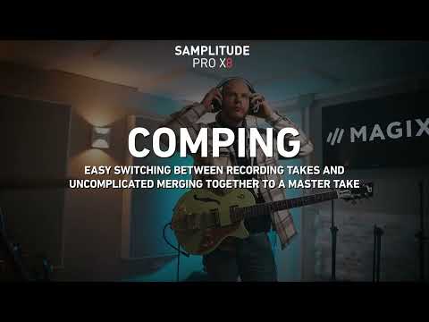 Samplitude Pro X8 - redesigned comping