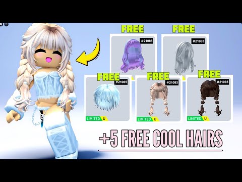 HURRY!!! NEW FREE HAIRS AND faces😍 !! GET IT NOW BEFORE IT IS ALL SOLD OUT !! (2024)