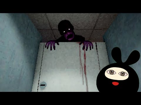 幽霊と一緒にトイレに閉じ込められるホラーゲーム【There Are Ghosts In These Stalls】