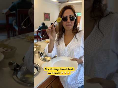 Bhaiya aisa nashta kabhi nahi khaya 🤭 What I ate in Kerala #shorts