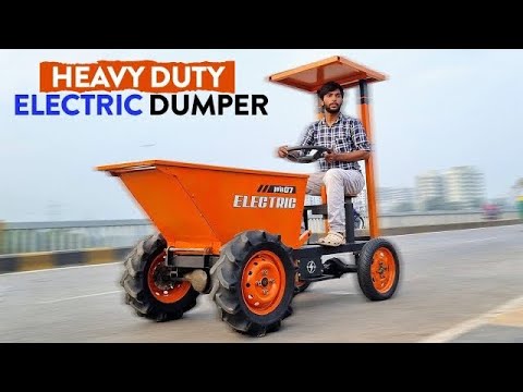 Build Heavy-Duty Electric Dumper At Home || 55km/hr || Creative Science