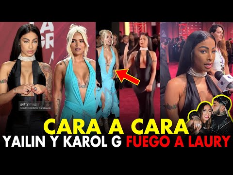 🚨UN LIO FEO! YAILIN CARA A CARA CON KAROL G LE MANDA FUEGO A LAURY NOVIA DE ANUEL