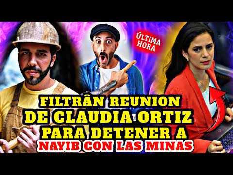 BOMBAZO FILTRÂN REUNION DE CLAUDIA ORTIZ PARA DETENER A NAYIB BUKELE Y LA MINERIA ESTA SE PASO