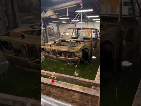 Rust & Paint Removal 1969 BMW #rustremoval #paint #shorts