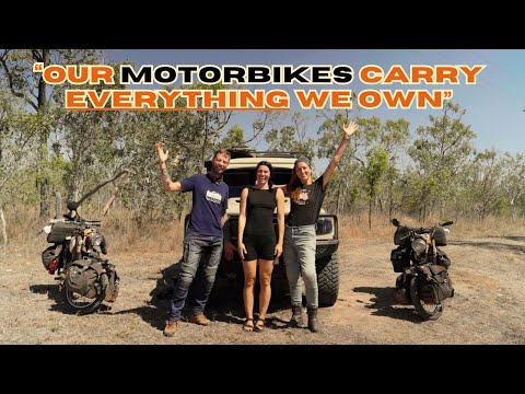 German Couple Sold Everything to Travel the World on 50cc Motorbikes! (FreeHuman ft. Bea & Helmut)