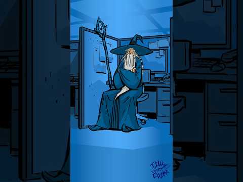 O NOVATO NA EMPRESA É UM MAGO #shorts