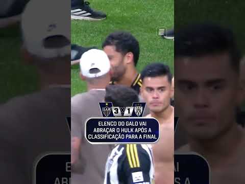 JOGADORES CUMPRIMENTAM O HULK APÓS JOGO | AQUI É GALO