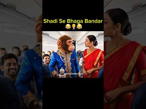 Bandar Bhai Ka lafra ho gaya | Shadi se bhaga bandar #Bablu#Aivlog#monkeyvlog#ViralAivlog#shorts