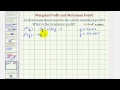 Profit and Revenue Function Analysis