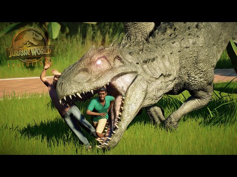 HE CREADO UN PASEO DE MUERTE donde los DINOSAURIOS CAZAN VISITANTES y nadie está a salvo JW Evo 2