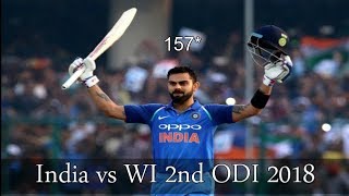 India vs West indies 2nd odi highlights 2018