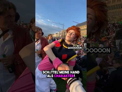 Schüttel meine Hand als CHARAKTER 🎎😂 #anime #cosplay #hxh #onepiece #starwars #demonslayer