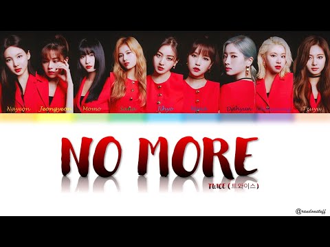 Twice More And More Lyrics Color Coded 09 21