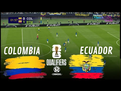 COLOMBIA vs ECUADOR Eliminatorias Sudamericanas 2024 Partido Completo Simulación y Predicción