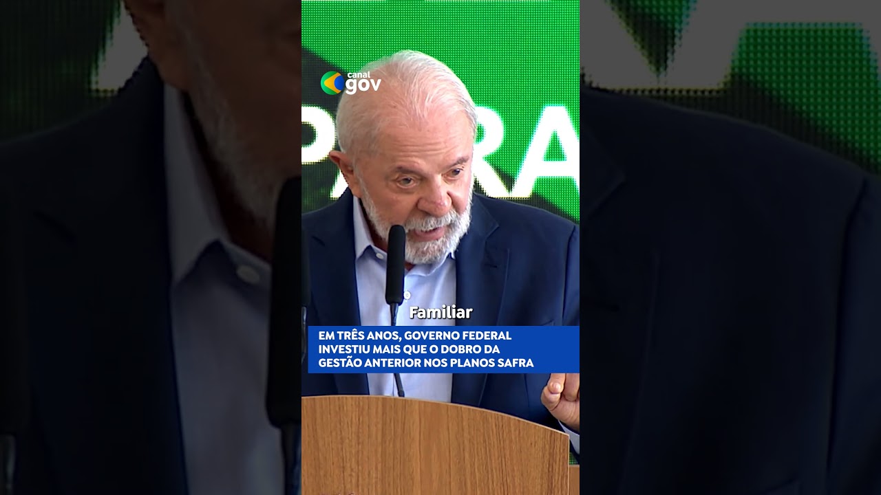 INVESTIMENTO HISTÓRICO NO AGRO #lula #governofederal #noticias #agro #presidentelula