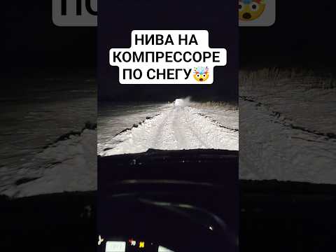 НИВА НА КОМПРЕССОРЕ 160л.с. ПО СНЕГУ 🚀🤯 #нива #ниваспорт #оффроад #ниватревел #турбонива