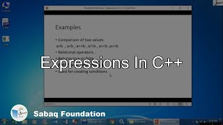 Expressions in C++