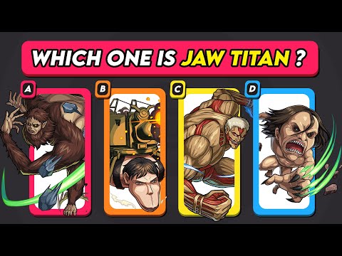 The Ultimate Attack on Titan Quiz ! Only Real Anime Fans Can Answer!