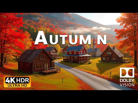 Autumn Serenity 4K HDR LIVE – Relaxing Nature Loop for 8K TV | Dolby Vision Scenery (12Hour) 24/7
