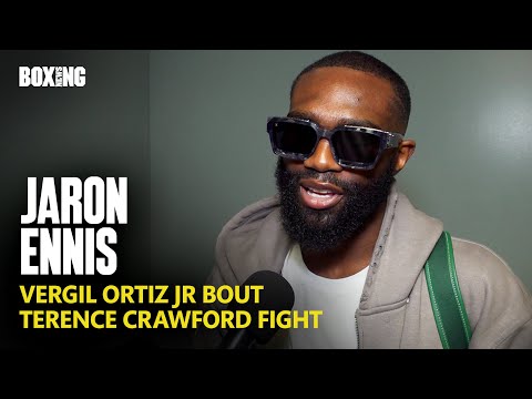 Jaron Ennis Responds To Terence Crawford Comments