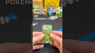 THE WORLDS SMALLEST PACK OF POKEMON CARDS