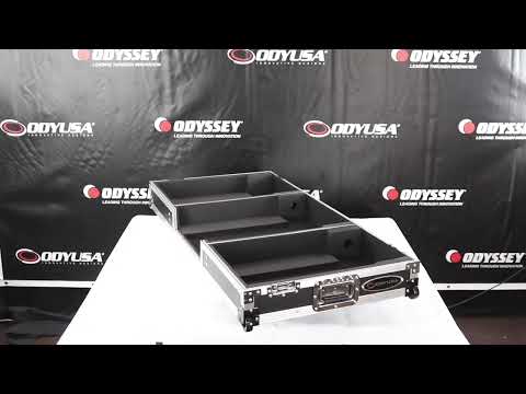 Odyssey DJ Coffin Flight Case with Wheels for DJM-A9 and CDJ-3000 or Similar Size Gear (FZDJMA9CDJW)