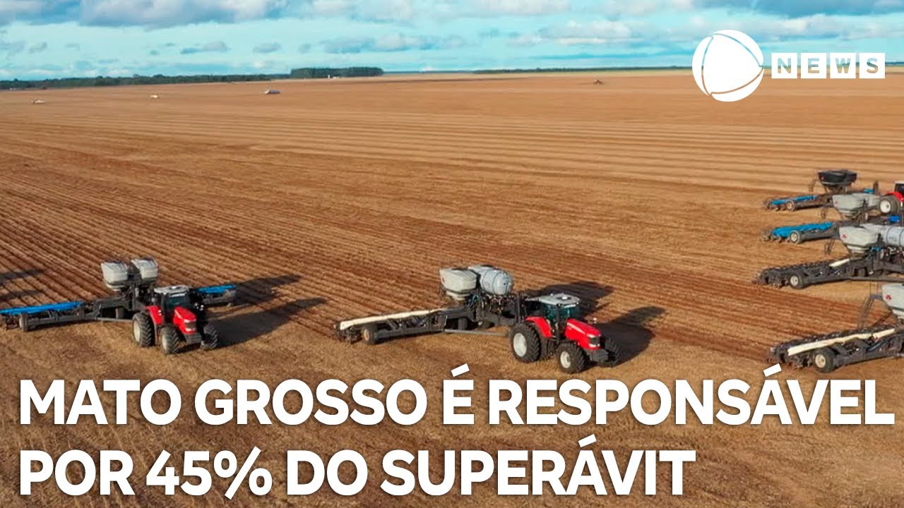 Mato Grosso é responsável por 45% do superávit nacional