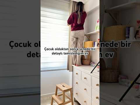 Çocuk olduktan sonra senede bir detaylı temizlediğim evim    #shotrs #shortvideo #trending #funny