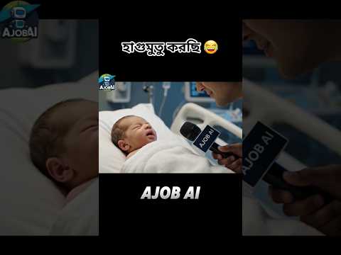 হাগুমুতু করছি | বাংলা ফানি বেবি ইন্টারভিউ #aishorts #funnyshorts #foryou #baby #veo3