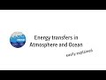 Energy Transfer and Conservation Concepts