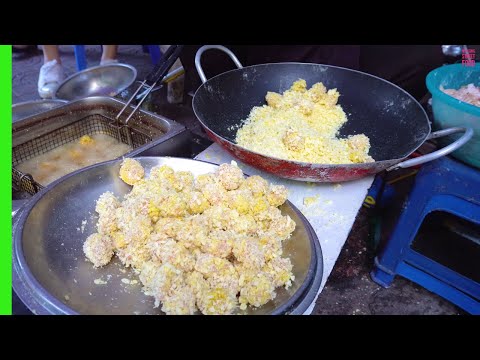 Chicken Shake Cheese and Fried ( Ga Lac Pho Mai) - Vietnam Cheap Street Food