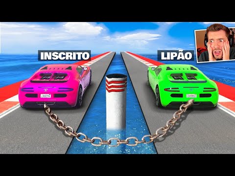 GTA V: (coop) AMARREI um CARRO NO OUTRO! - missão impossível