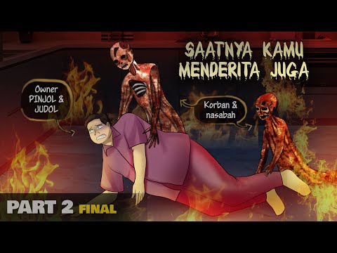 Jebakan Pinjol & Judol 2 – yang M4TI  ganti menghantui | Kartun Hantu, Animasi Drama