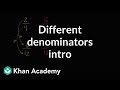 Comparing Fractions with Different Denominators