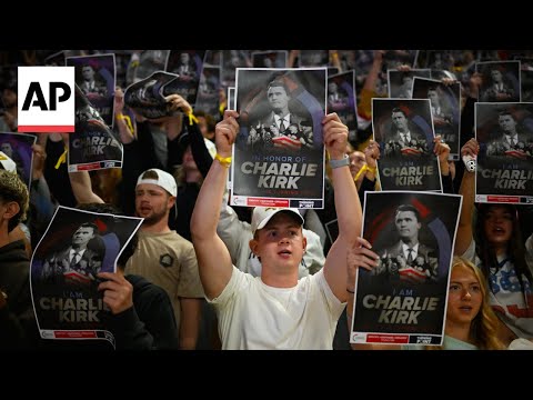 YouTube video thumbnail: Turning Point's College Tour Returns to Utah After Charlie Kirk Shooting